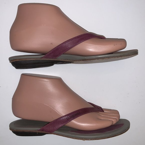 PATAGONIA Purple Gray Bandha Thong Currant Flip Flop Sandals Size 6 - Picture 2 of 6
